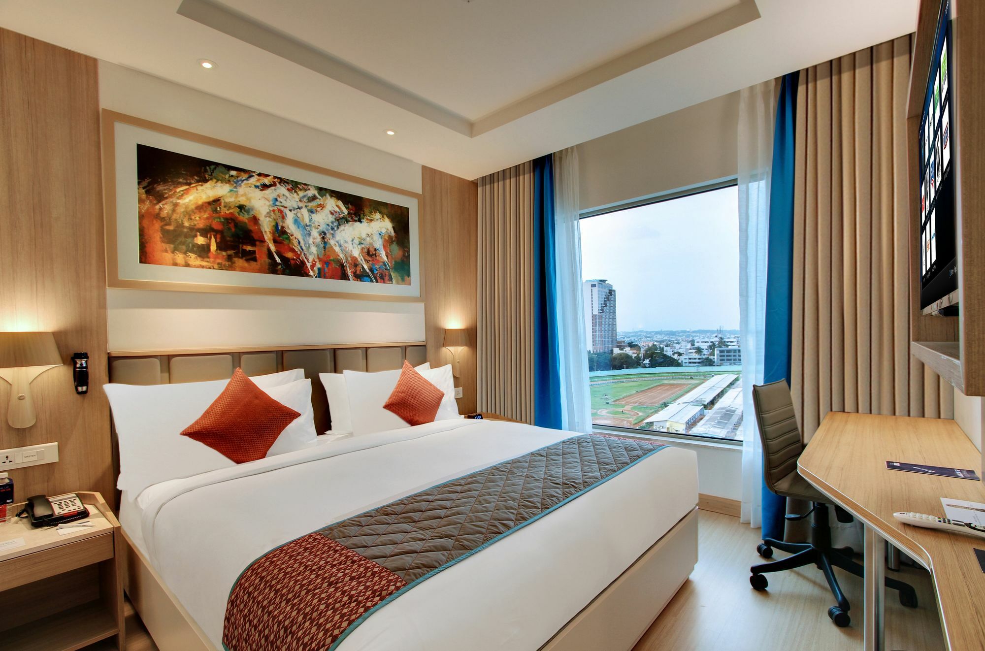 班加罗尔赛马场假日酒店 外观 照片 A room at the hotel